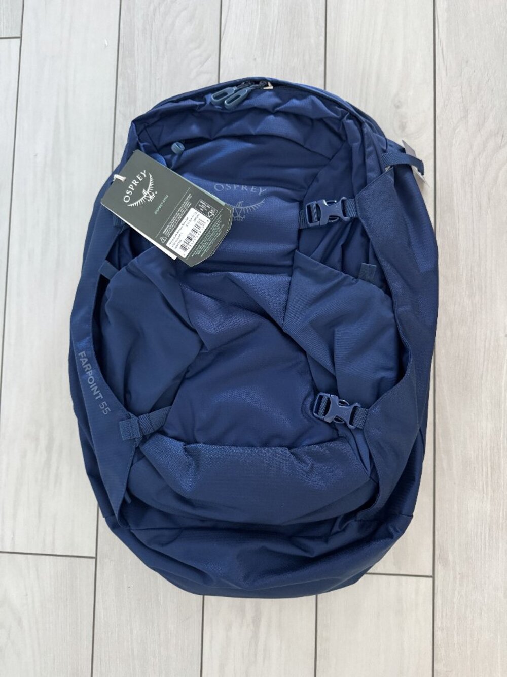 NWT Osprey backpack farpoint 55 antique blue OS